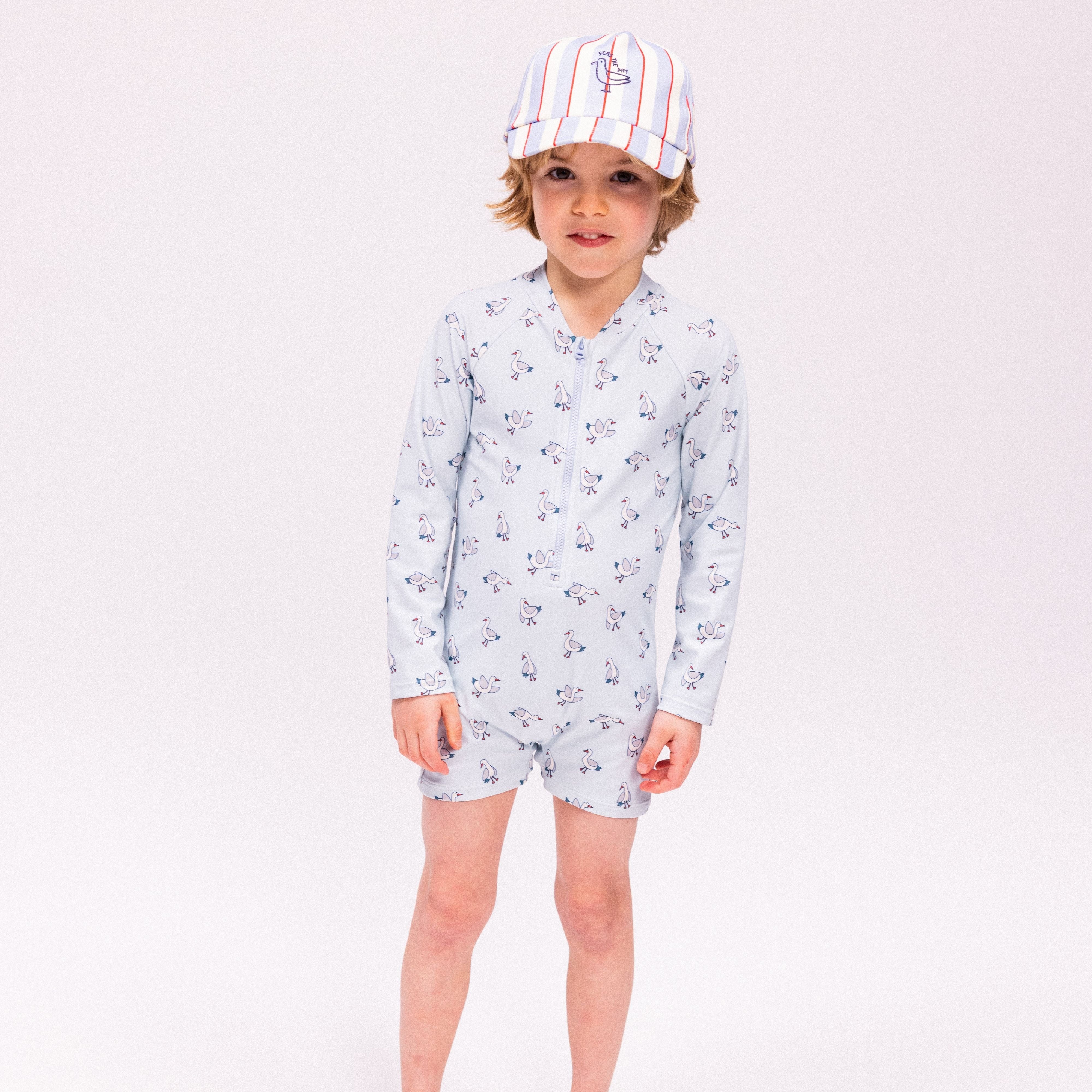 UV Swimsuit Boys - Blue - Little Seagull