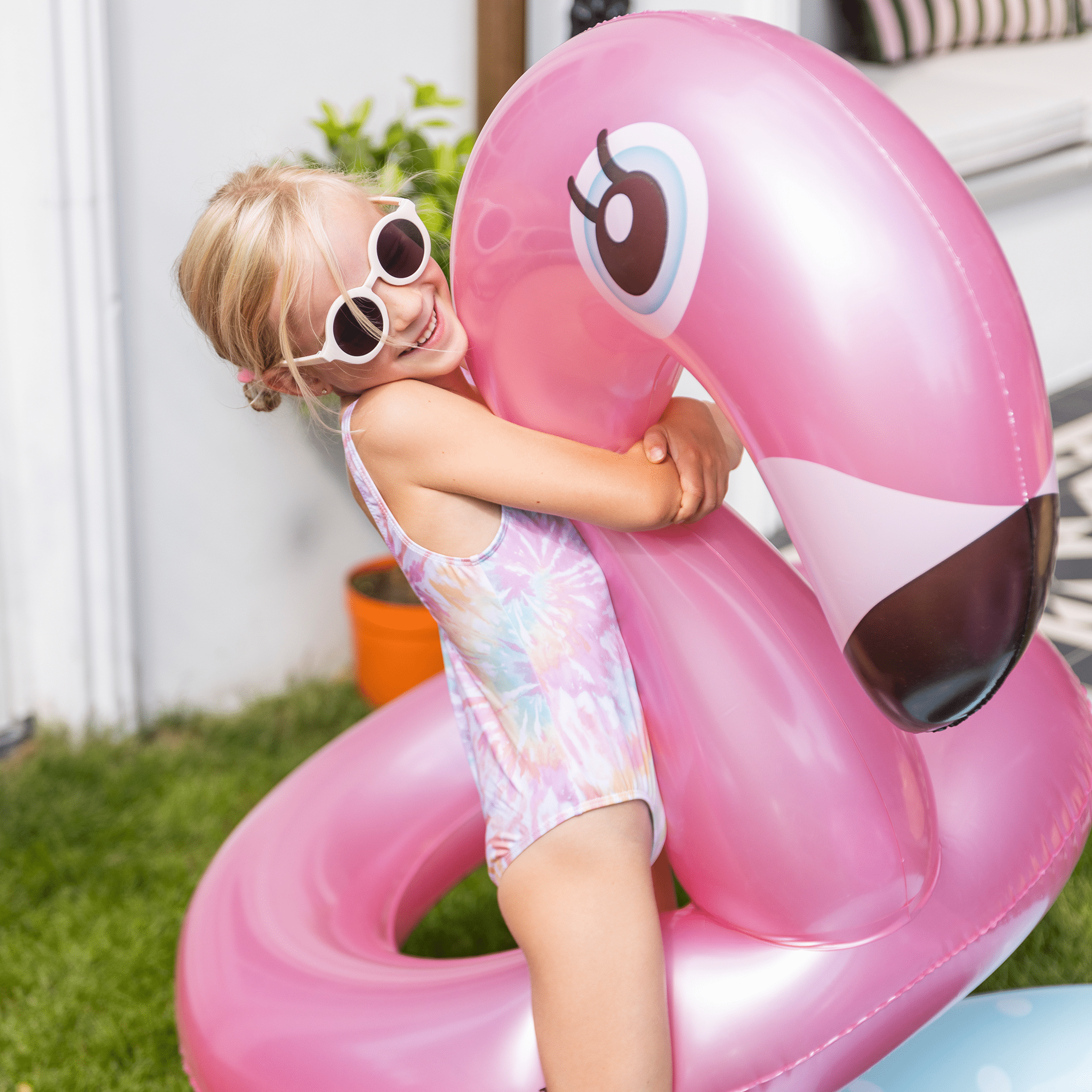 Swim Ring Flamingo - Rose - Dreamscape - 37.4"