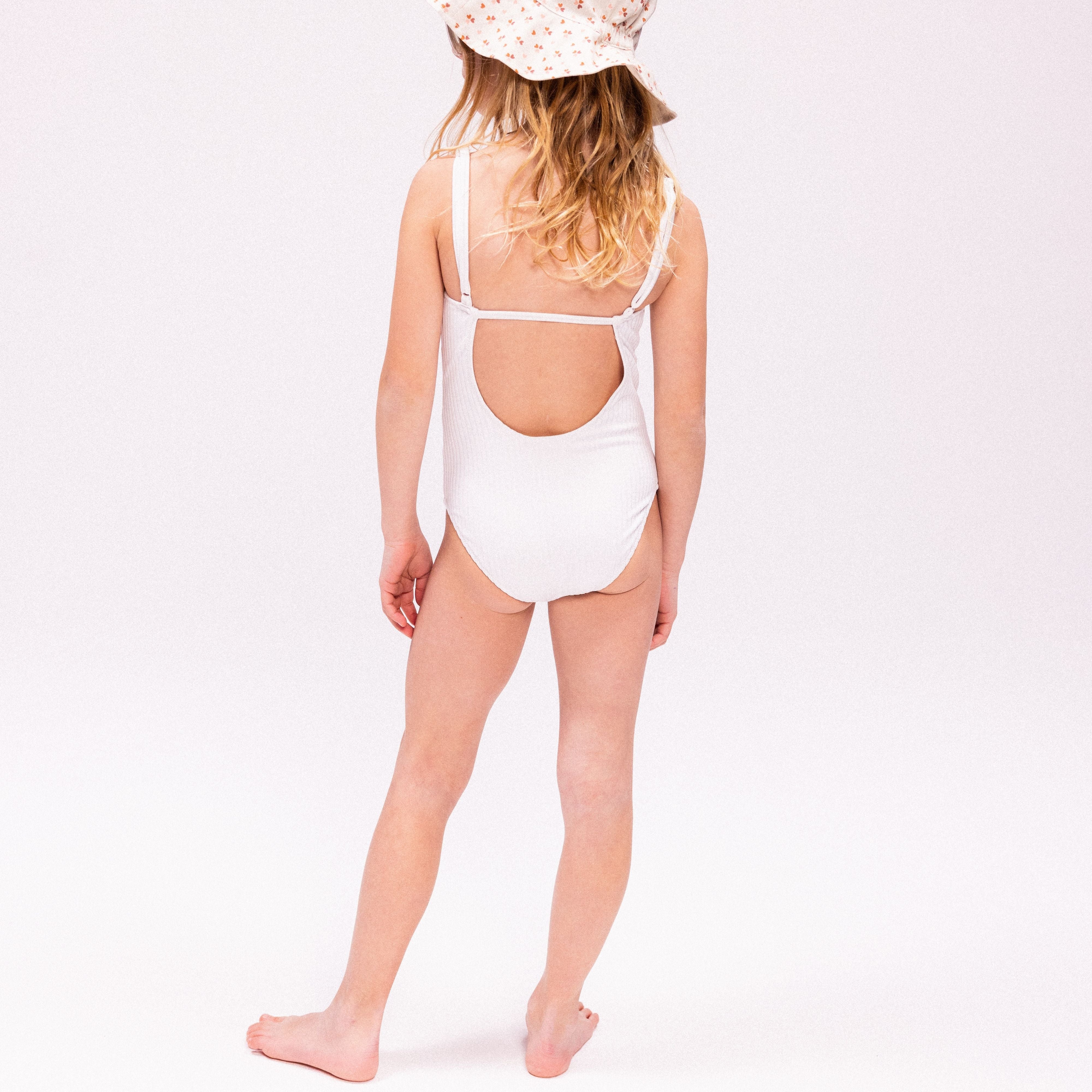 Swimsuit Girls - White - White Pearl