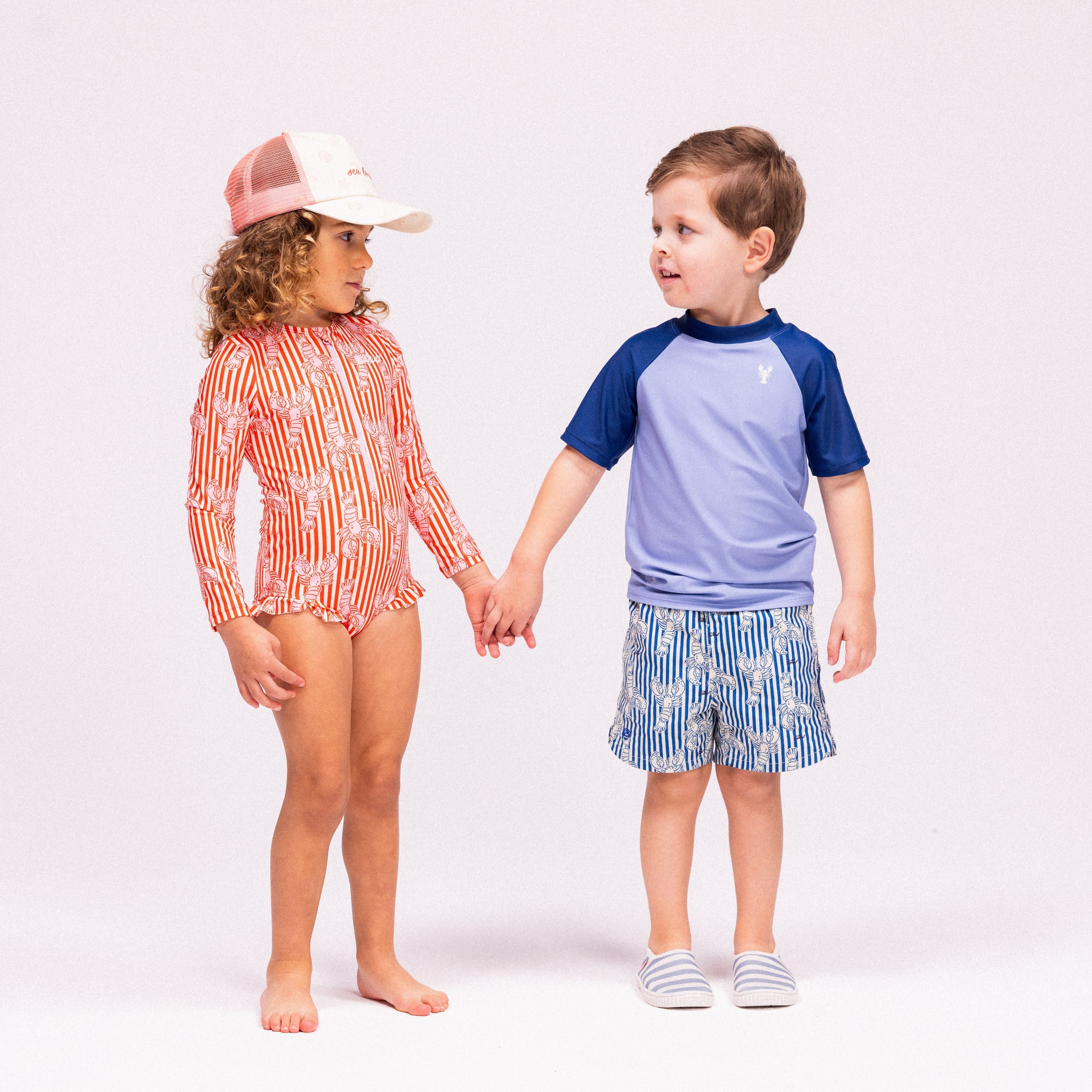 Swim Shorts - Blue - Lobster Bay