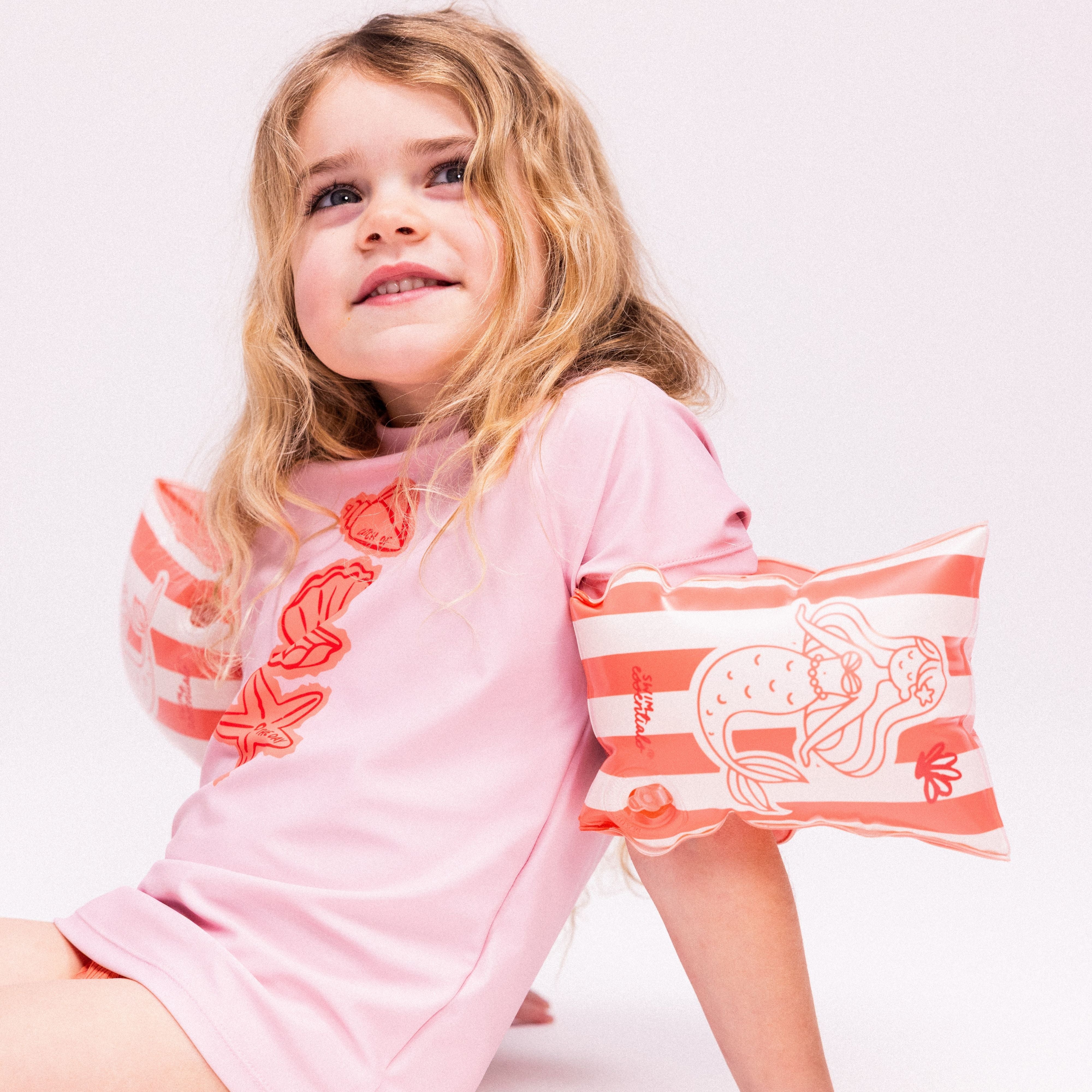 Arm Bands - Pink - Mermazing - 2/6 Years