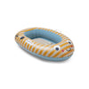 Float Boat - Yellow/White Stripes
