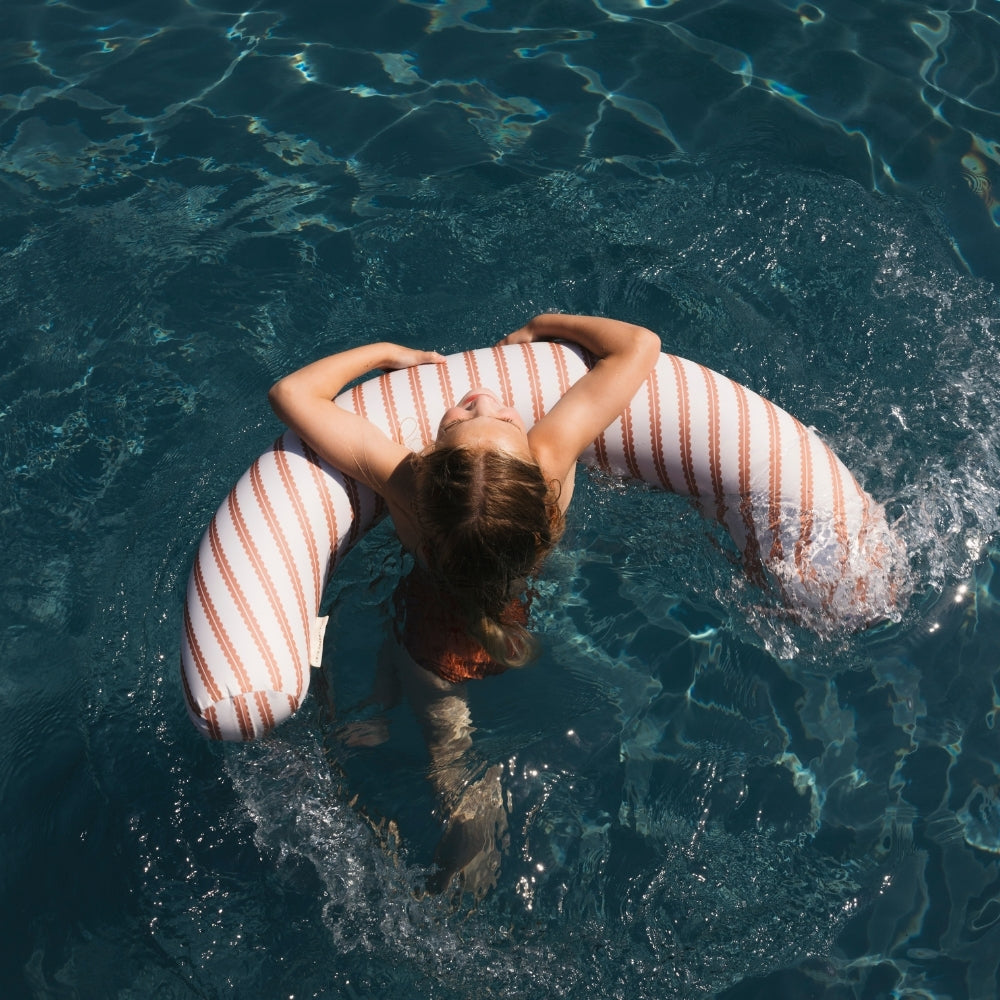 Premium Swim Noodle - Red/Beige - Saint Tropez