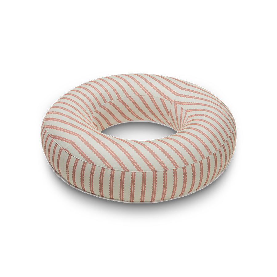 Premium Swim Ring - Red/Beige - Saint Tropez - Ø 47.2 in