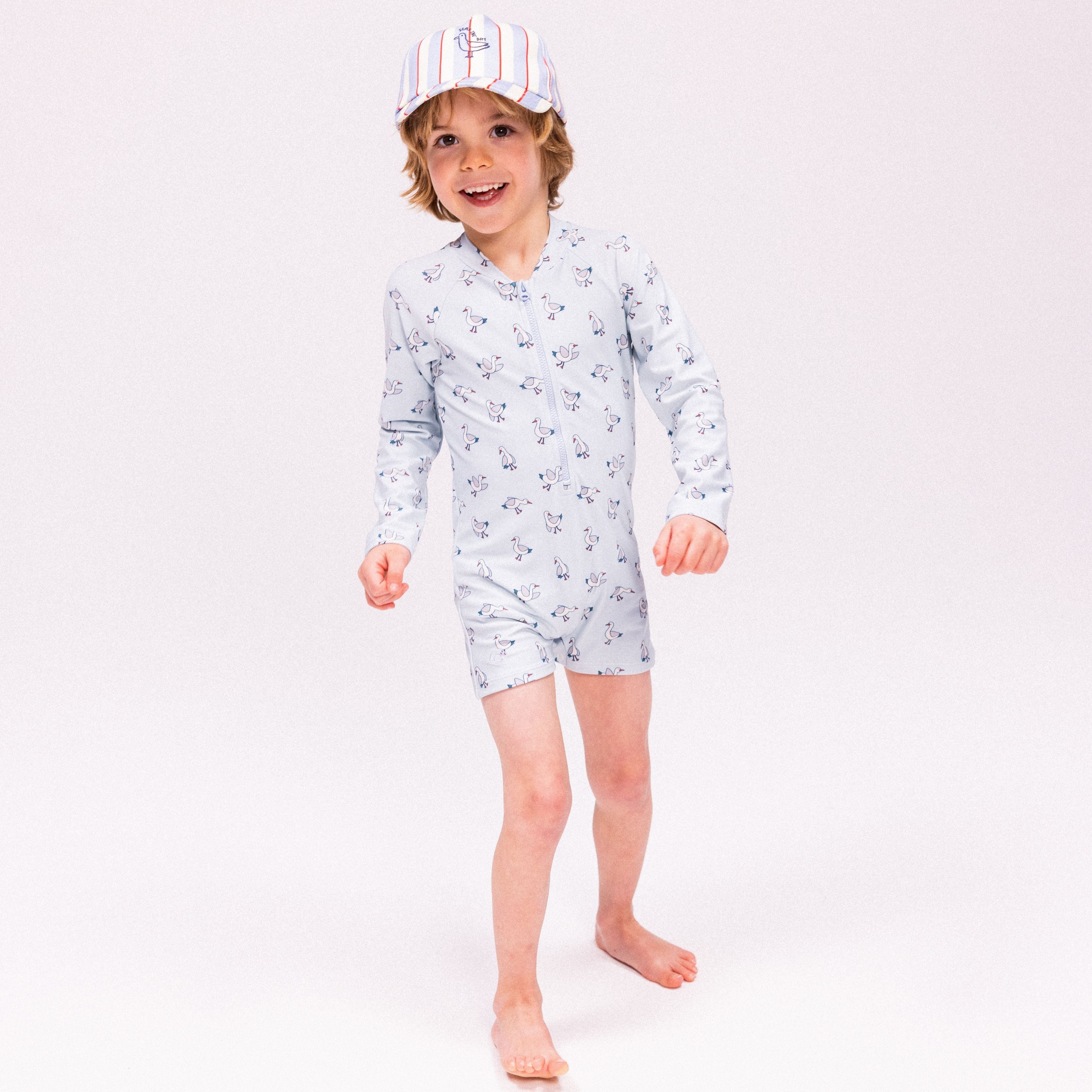 UV Swimsuit Boys - Blue - Little Seagull
