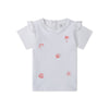 Swim Shirt Short Sleeves - White - White Pearl
